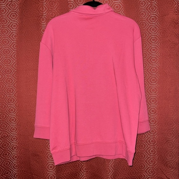 The Tog Shop Melon Half Sleeve Blouse XL NWT - Picture 2 of 4